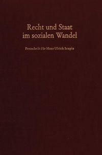 Produktbild: Recht und Staat im sozialen Wandel.