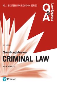 Bild vom Artikel Law Express Question and Answer: Criminal Law vom Autor Nicola Monaghan
