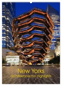 Produktbild: New Yorks architektonische Highlights (Wandkalender 2026 DIN A2 hoch), CALVENDO Monatskalender