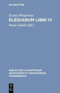 Produktbild: Elegiarum libri IV