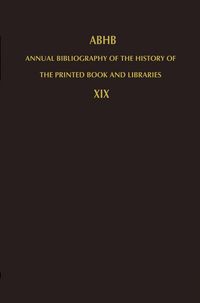 Produktbild: Annual Bibliography of the History of the Printed Book and Libraries
