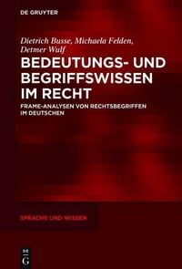 Produktbild: Bedeutungs- und Begriffswissen im Recht
