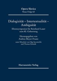 Produktbild: Dialogizit&auml;t - Intertextualit&auml;t - Ambiguit&auml;t