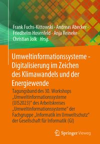 Produktbild: Umweltinformationssysteme - Digitalisierung im Zeichen des Klimawandels und der Energiewende