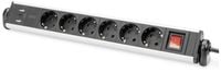 Produktbild: Digitus DA-70624 Steckdosenleiste Schwarz Eurostecker 1St.