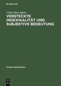 Produktbild: Versteckte Indexikalit&auml;t und subjektive Bedeutung