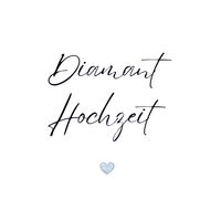 Produktbild: G&auml;stebuch "Diamant Hochzeit"- Premium G&auml;stebuch Blanko