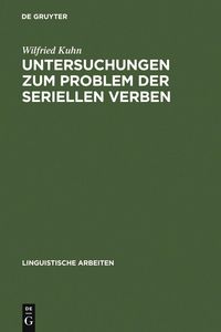 Produktbild: Untersuchungen zum Problem der seriellen Verben