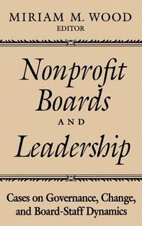 Produktbild: Nonprofit Boards and Leadership