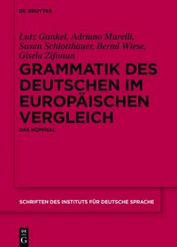 Produktbild: Grammatik des Deutschen im europ&auml;ischen Vergleich