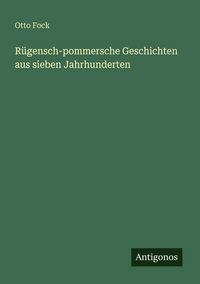 Produktbild: R&uuml;gensch-pommersche Geschichten aus sieben Jahrhunderten