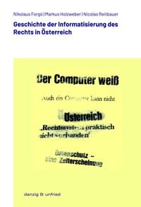 Produktbild: Geschichte der Informatisierung des Rechts in &Ouml;sterreich