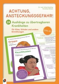 Produktbild: Achtung, Ansteckungsgefahr! &ndash; 24 Aush&auml;nge zu &uuml;bertragbaren Krankheiten