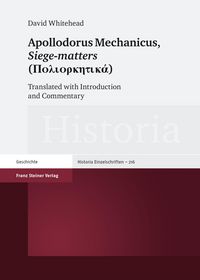 Produktbild: Apollodorus Mechanicus: Siege-matters (Poliorketik&aacute;)