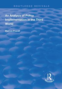 Produktbild: An Analysis of Policy Implementation in the Third World