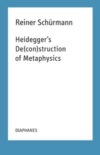Produktbild: Heidegger's De(con)struction of Metaphysics