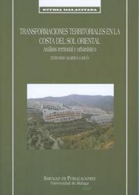 Produktbild: Transformaciones territoriales en la Costa del Sol Oriental : an&aacute;lisis territorial y urban&iacute;stico
