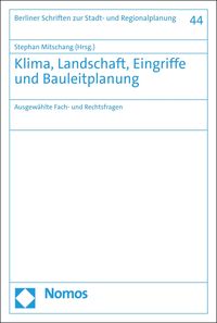 Produktbild: Klima, Landschaft, Eingriffe und Bauleitplanung