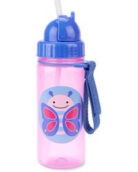 Produktbild: Mit unserer tollen Trinkflasche mit Strohhalm und praktischem Klappverschluss haben kleine H&auml;nde mehr Sicherheit als mit einem normalen Trinkbecher. Der &Uuml;bergang zu einem &bdquo;Becher f&uuml;r gro&szlig;e Kinder ist dann nur noch ein Kinderspiel. Das farbenfrohe De