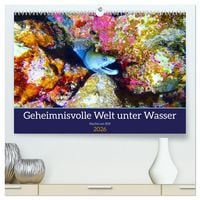 Produktbild: Geheimnisvolle Welt unter Wasser - Nachts am Riff (hochwertiger Premium Wandkalender 2026 DIN A2 quer), Kunstdruck in Hochglanz