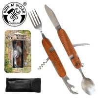 Produktbild: Corvus A750229 - Besteck unterwegs und outdoor mit Holzgriff