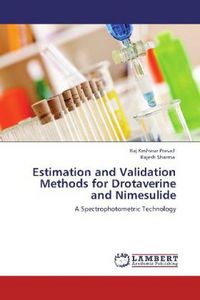 Produktbild: Prasad, R: Estimation and Validation Methods for Drotaverine