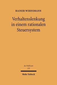 Produktbild: Verhaltenslenkung in einem rationalen Steuersystem