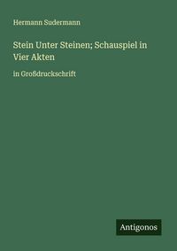 Produktbild: Stein Unter Steinen; Schauspiel in Vier Akten