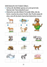 Vorschule Übungsheft ab 5 Jahre für Junge und Mädchen - Sprache entdecken