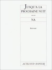 Produktbild: Jusqu'a la Prochaine Nuit ; Na