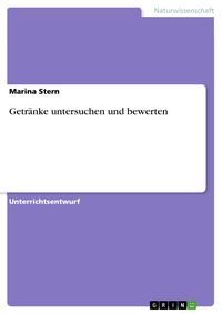 Produktbild: Getr&auml;nke untersuchen und bewerten