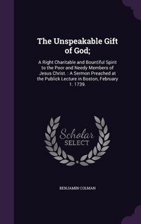 Produktbild: The Unspeakable Gift of God;