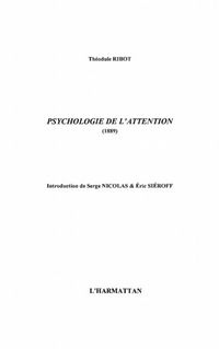 Produktbild: Psychologie de l'attention