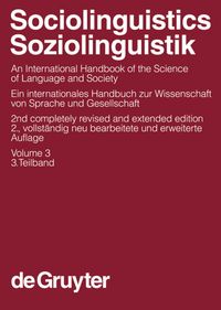 Produktbild: Sociolinguistics / Soziolinguistik. Volume 3