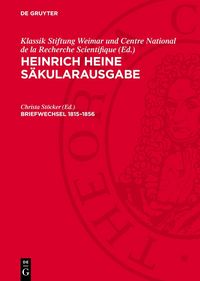 Produktbild: Briefwechsel 1815&ndash;1856