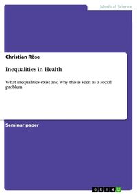 Produktbild: Inequalities in Health