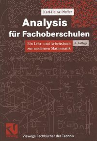 Produktbild: Analysis f&uuml;r Fachoberschulen