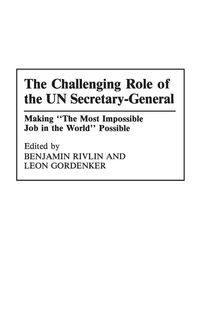 Produktbild: The Challenging Role of the UN Secretary-General