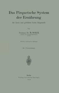 Produktbild: Das Pirquetsche System der Ern&auml;hrung