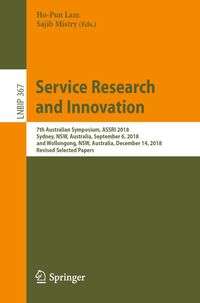 Produktbild: Service Research and Innovation