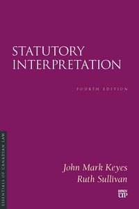 Produktbild: Statutory Interpretation
