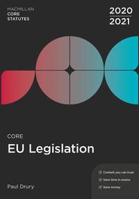 Produktbild: Core EU Legislation 2020-21