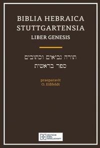 Produktbild: Biblia Hebraica Stuttgartensia (Bhs), Liber Genesis (Softcover)