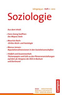 Produktbild: Soziologie 1.2012