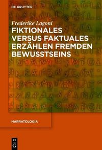 Produktbild: Fiktionales versus faktuales Erz&auml;hlen fremden Bewusstseins
