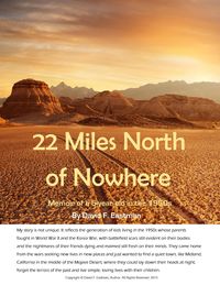 Produktbild: 22 Miles North of Nowhere