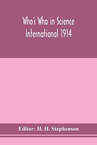 Produktbild: Who'S Who In Science International 1914