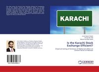 Produktbild: Is the Karachi Stock Exchange Efficient?