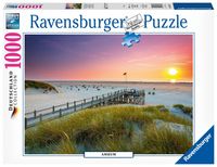 Bild vom Artikel Puzzle Ravensburger Sonnenuntergang über Amrum Deutschland Edition 1000 Teile vom Autor 