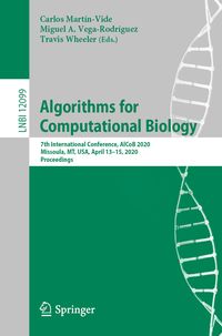 Produktbild: Algorithms for Computational Biology